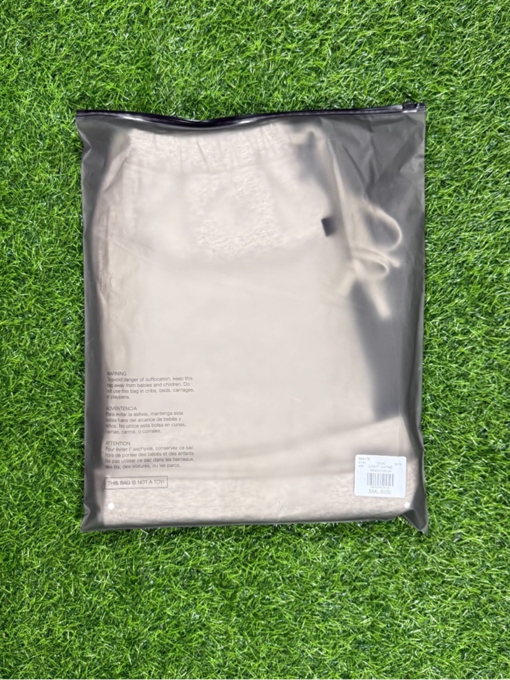 Fear Of God Essentials Light Oatmeal SS22 Short - Picture 8 of 9